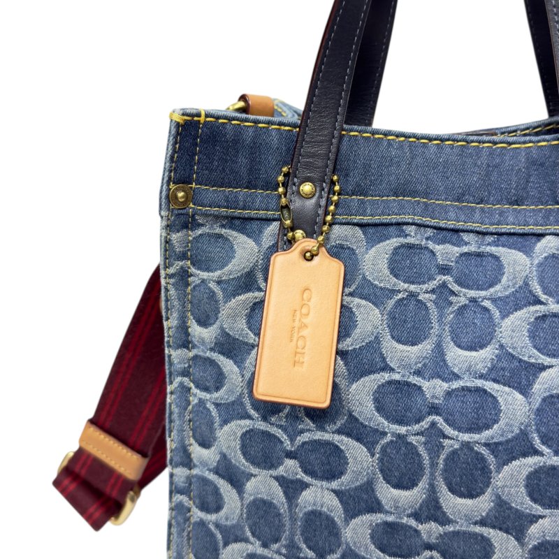 COACH 牛仔 2用袋-3