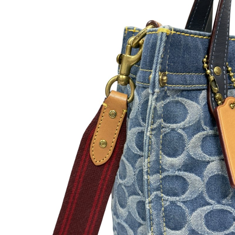 COACH 牛仔 2用袋-5