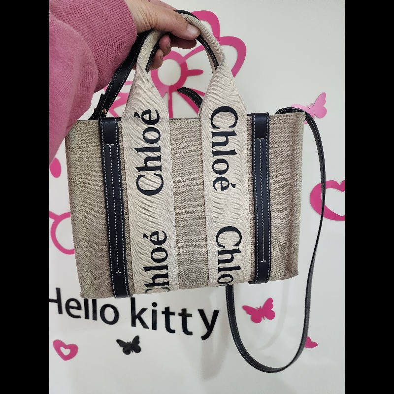 Chloe' woody小號深藍色-0