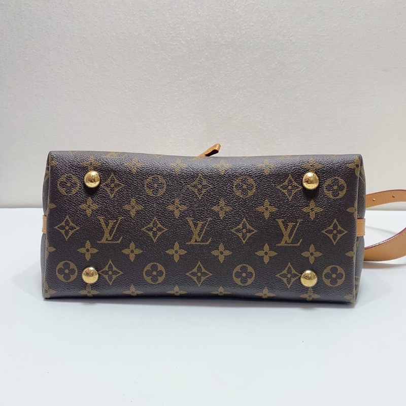 LV 小號老花carryall托特包芯片款 29×24×12 98新配件盒塵袋-4