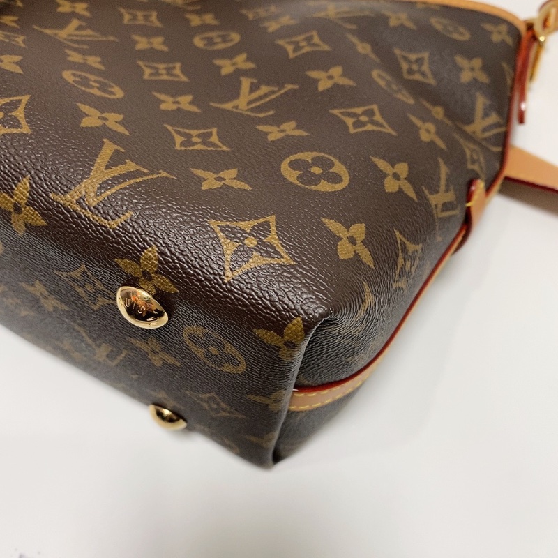 LV 小號老花carryall托特包芯片款 29×24×12 98新配件盒塵袋-5