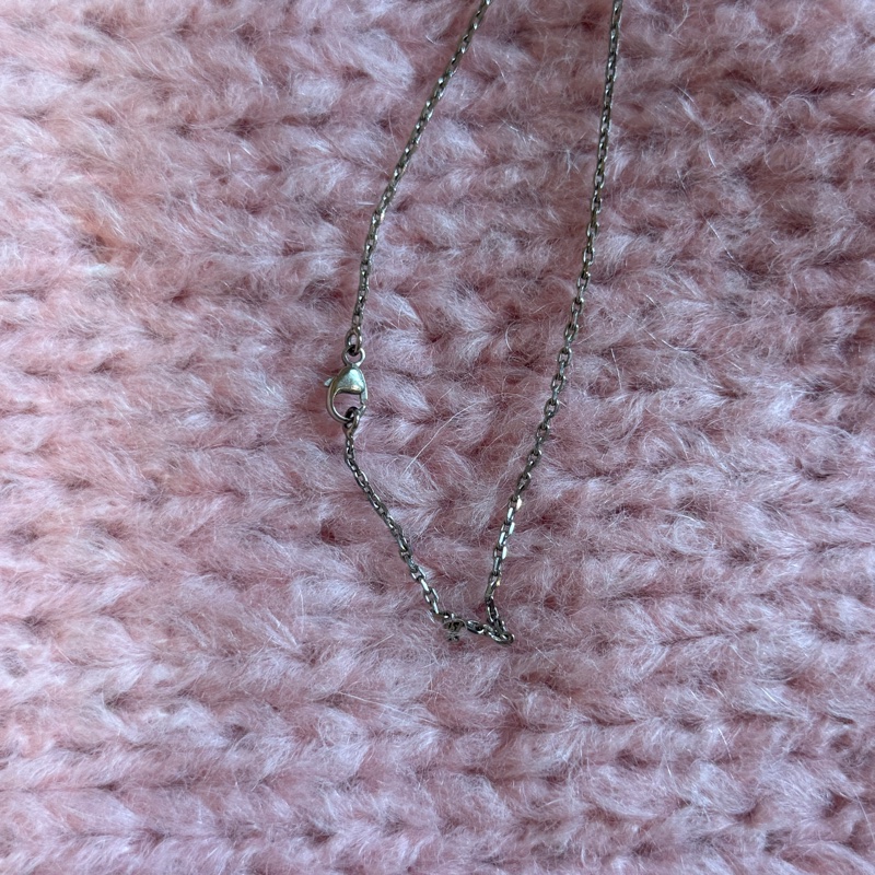 HERMES MINI POP經典圓錐H項鍊(粉/銀)-10