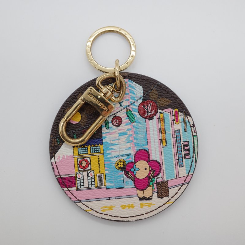 Louis Vuitton 路易威登 Illustre X'mas Tokyo 聖誕節 🇯🇵東京限定🇯🇵 塗層帆布 鑰匙圈 吊飾 掛飾-1