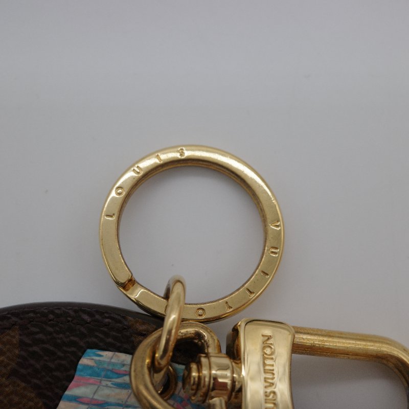 Louis Vuitton 路易威登 Illustre X'mas Tokyo 聖誕節 🇯🇵東京限定🇯🇵 塗層帆布 鑰匙圈 吊飾 掛飾-5