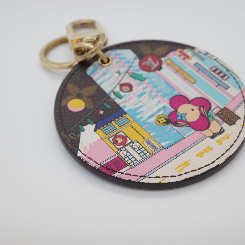 Louis Vuitton 路易威登 Illustre X'mas Tokyo 聖誕節 🇯🇵東京限定🇯🇵 塗層帆布 鑰匙圈 吊飾 掛飾-8