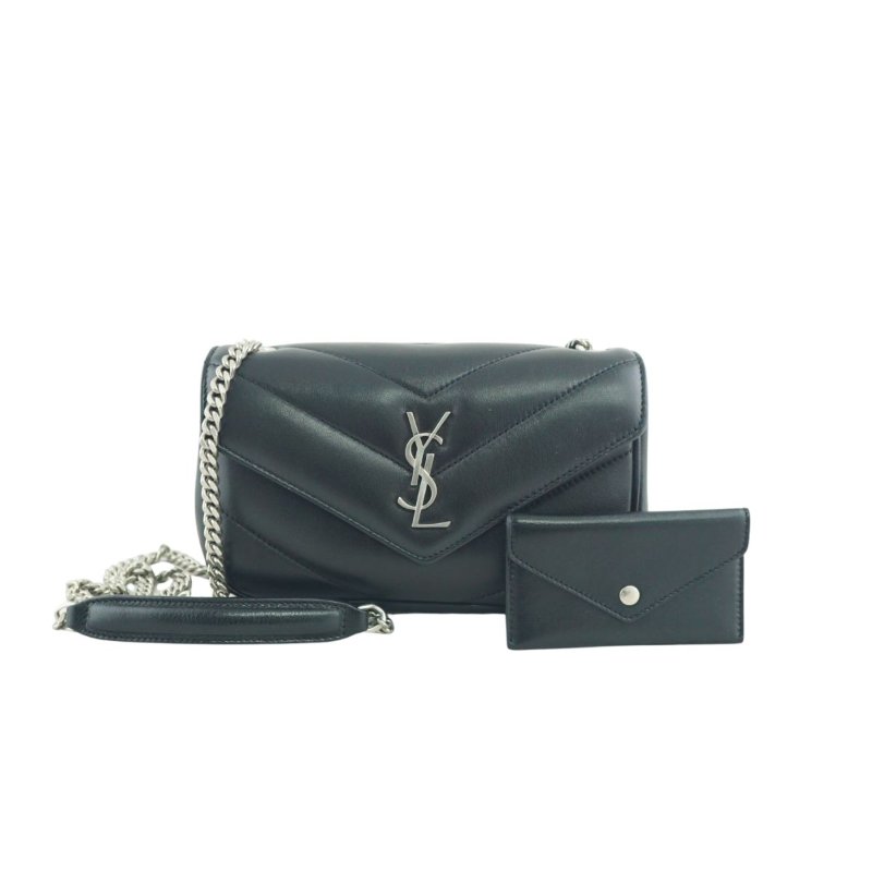 YSL Saint Laurent LOULOU MINI小羊皮手袋 鍊條包 斜背包-0