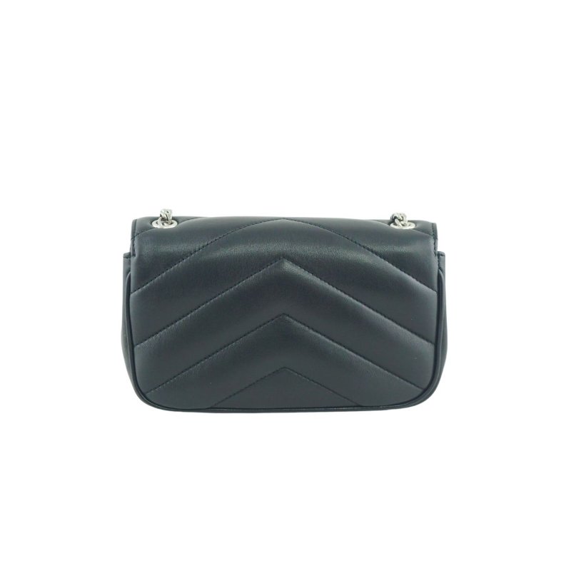 YSL Saint Laurent LOULOU MINI小羊皮手袋 鍊條包 斜背包-6