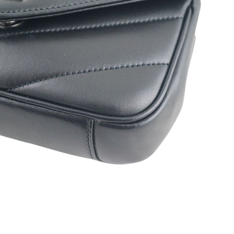 YSL Saint Laurent LOULOU MINI小羊皮手袋 鍊條包 斜背包-9