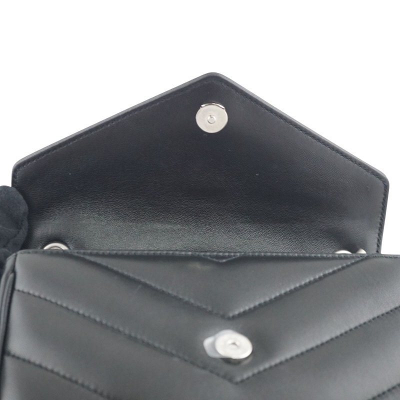 YSL Saint Laurent LOULOU MINI小羊皮手袋 鍊條包 斜背包-15