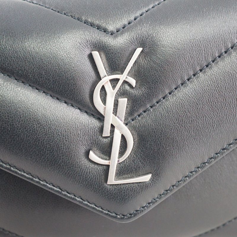 YSL Saint Laurent LOULOU MINI小羊皮手袋 鍊條包 斜背包-16