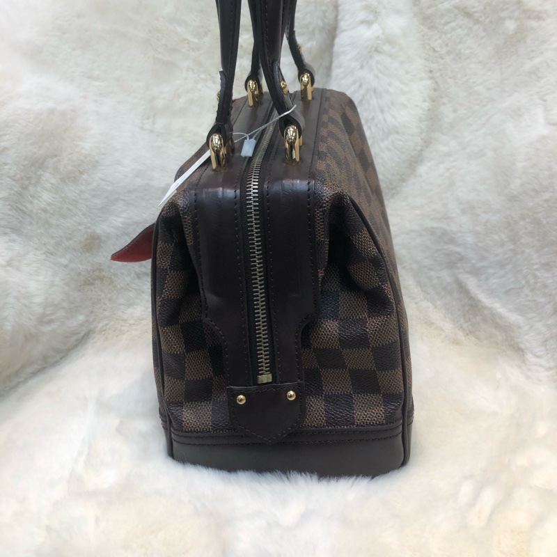 LV 棋盤格手提保齡醫生袋 XB812-4