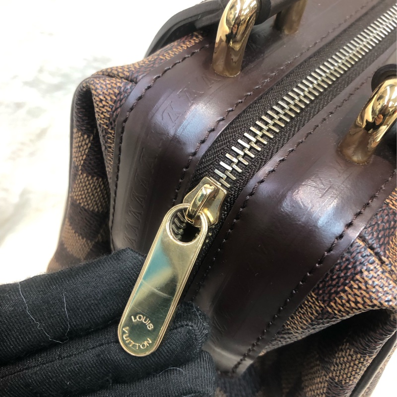 LV 棋盤格手提保齡醫生袋 XB812-7