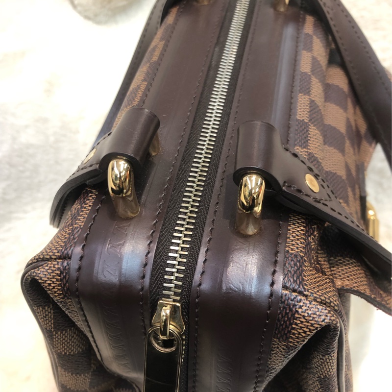 LV 棋盤格手提保齡醫生袋 XB812-8