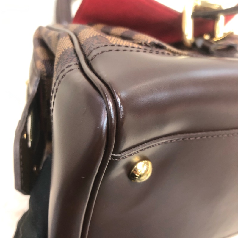 LV 棋盤格手提保齡醫生袋 XB812-11