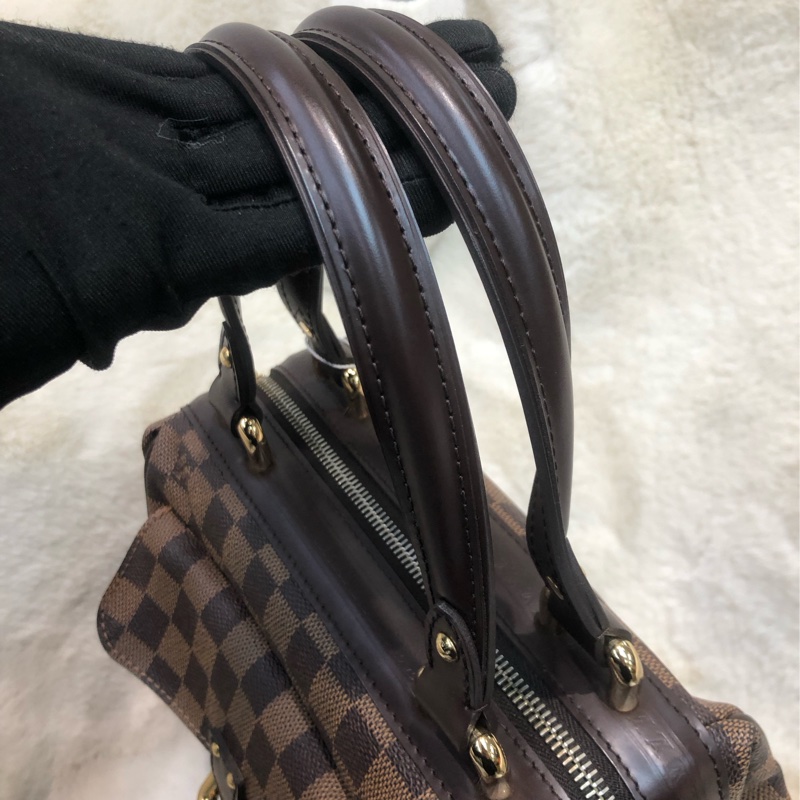 LV 棋盤格手提保齡醫生袋 XB812-15