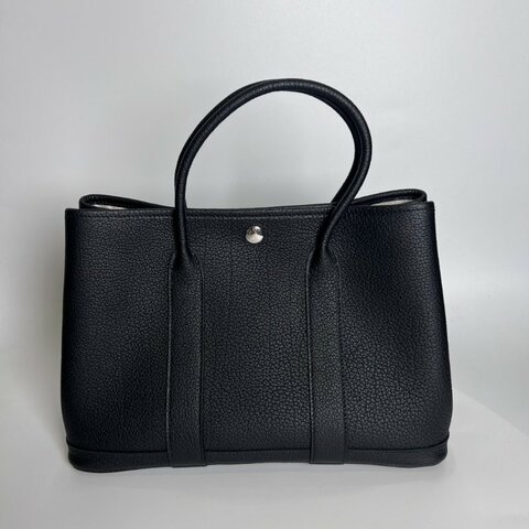 HERMES U刻 黑銀GP 30 手提包