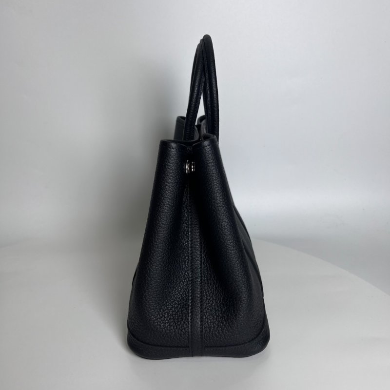 HERMES U刻 黑銀GP 30 手提包-2