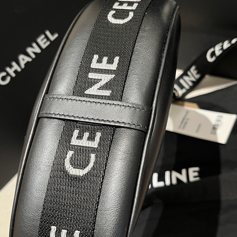 Celine 黑色AVA月亮豌豆腋下包 2021年 尺寸約26*18*6 附件:防塵袋-15