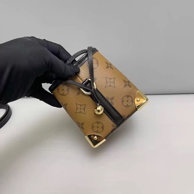 LV路易威登purse老花金珠燒麥包 芯片-5