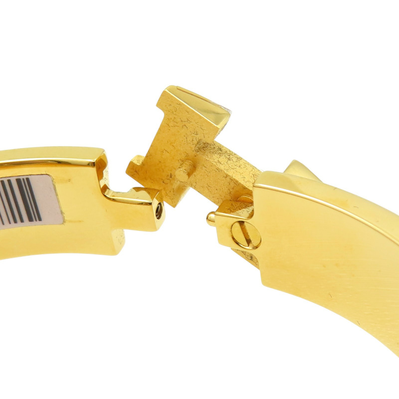 紅色琺瑯 金色鍍金 Clic H手環【HERMES 愛馬仕】 H700001F-4