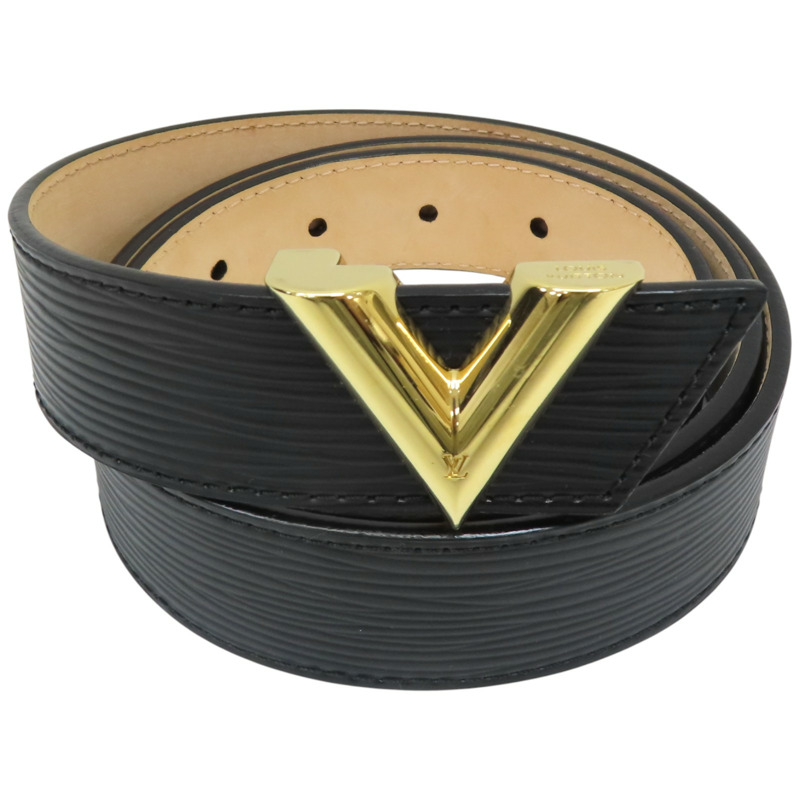 黑色 EPI 水波紋牛皮 皮帶 M9021【LOUIS VUITTON LV 路易威登】 M9021-0