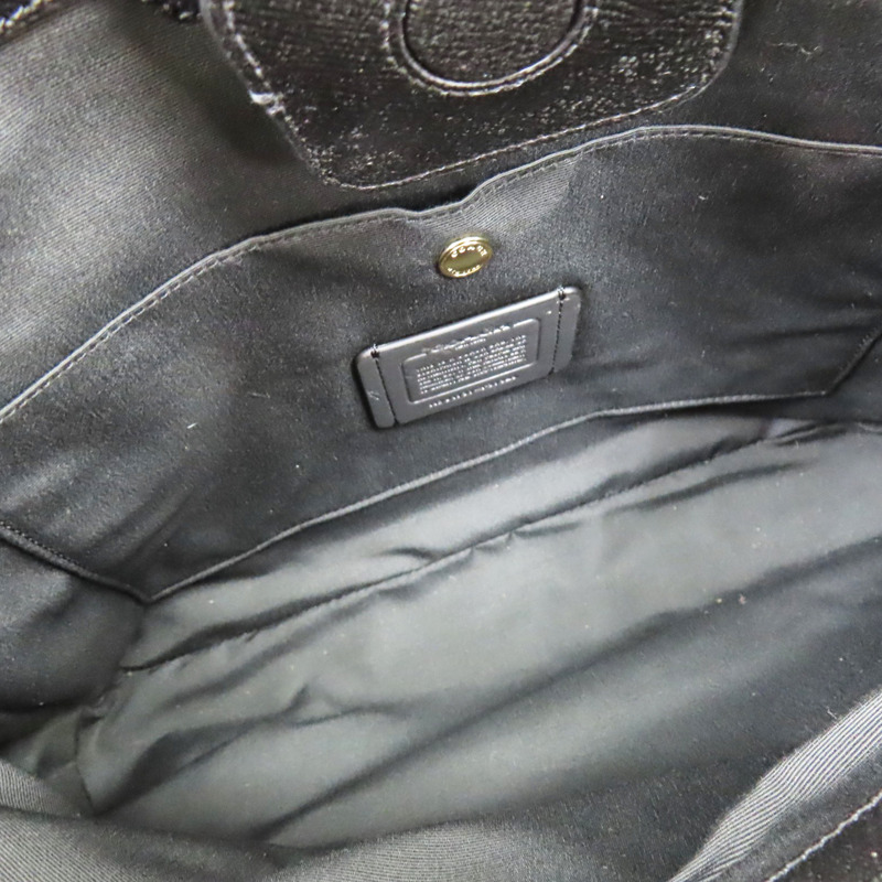 黑色 牛皮 Christie Carryall 肩背包【COACH 寇馳】 F57525-4