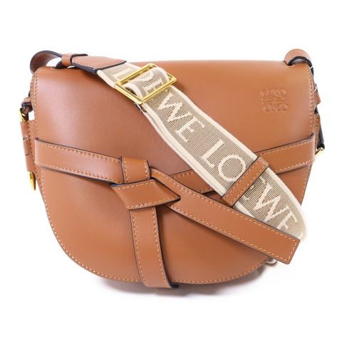 LOEWE 牛皮皮革Gate Small金扣肩背袋