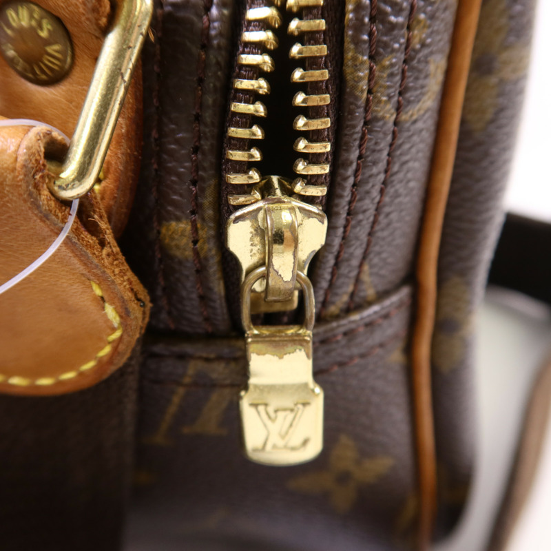 LOUIS VUITTON Monogram Reporter PM金扣肩背袋-9