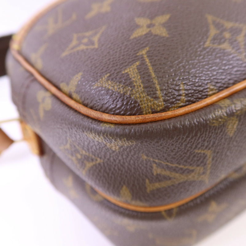 LOUIS VUITTON Monogram Reporter PM金扣肩背袋-13