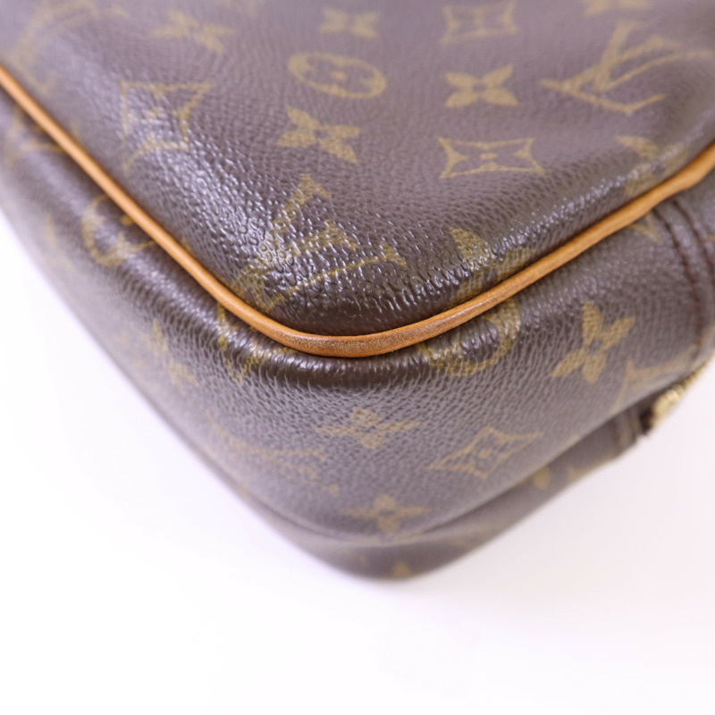 LOUIS VUITTON Monogram Reporter PM金扣肩背袋-14