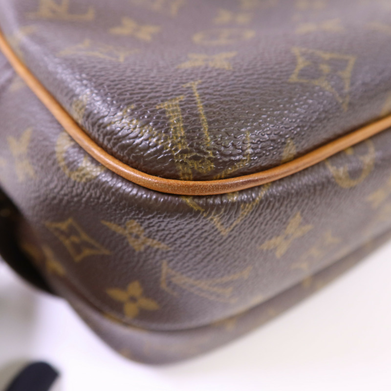 LOUIS VUITTON Monogram Reporter PM金扣肩背袋-15