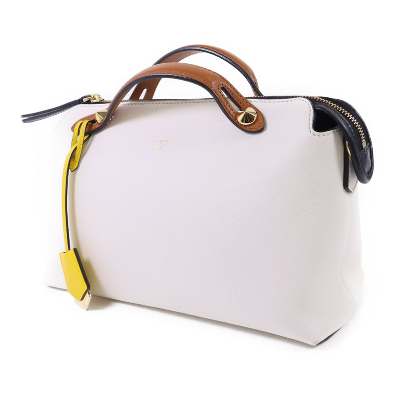 FENDI 牛皮皮革By The Way金扣手挽肩背兩用袋-2