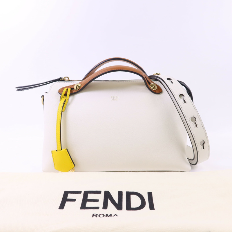 FENDI 牛皮皮革By The Way金扣手挽肩背兩用袋-18