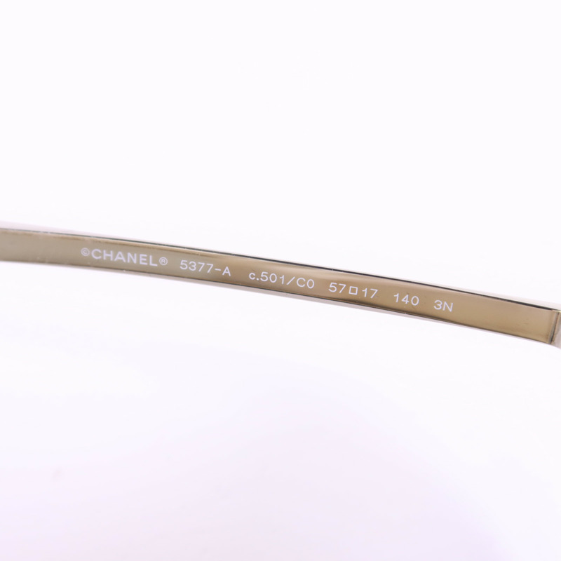 CHANEL PVC/金屬Sunglasses太陽眼鏡-5