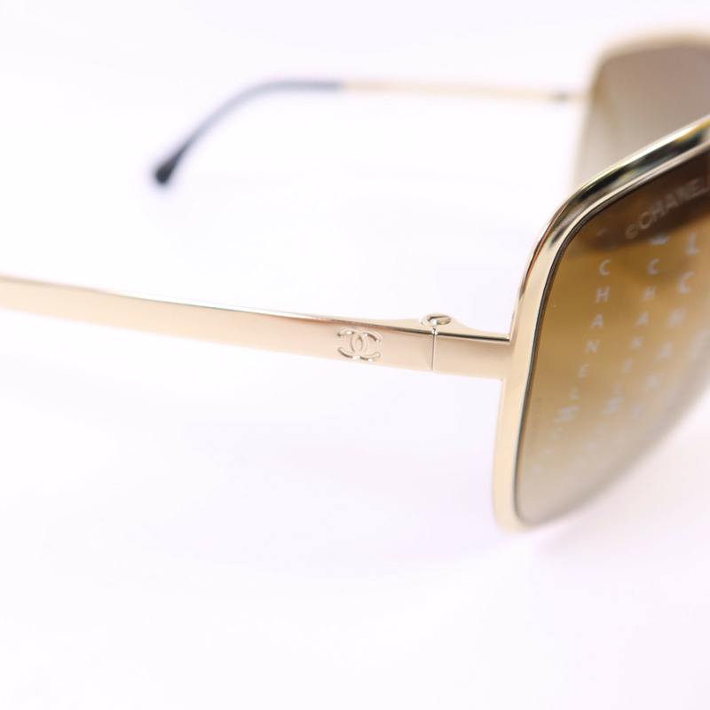 CHANEL 金屬Sunglasses金扣太陽眼鏡-4
