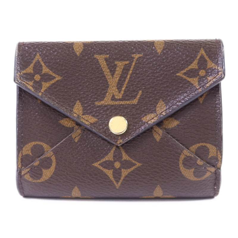 LOUIS VUITTON Monogram Celeste Trifold Wallet金扣錢包-0