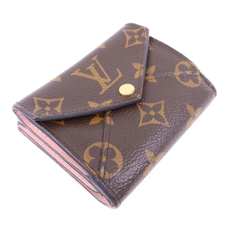 LOUIS VUITTON Monogram Celeste Trifold Wallet金扣錢包-2