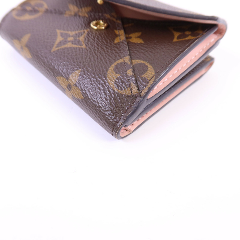 LOUIS VUITTON Monogram Celeste Trifold Wallet金扣錢包-9