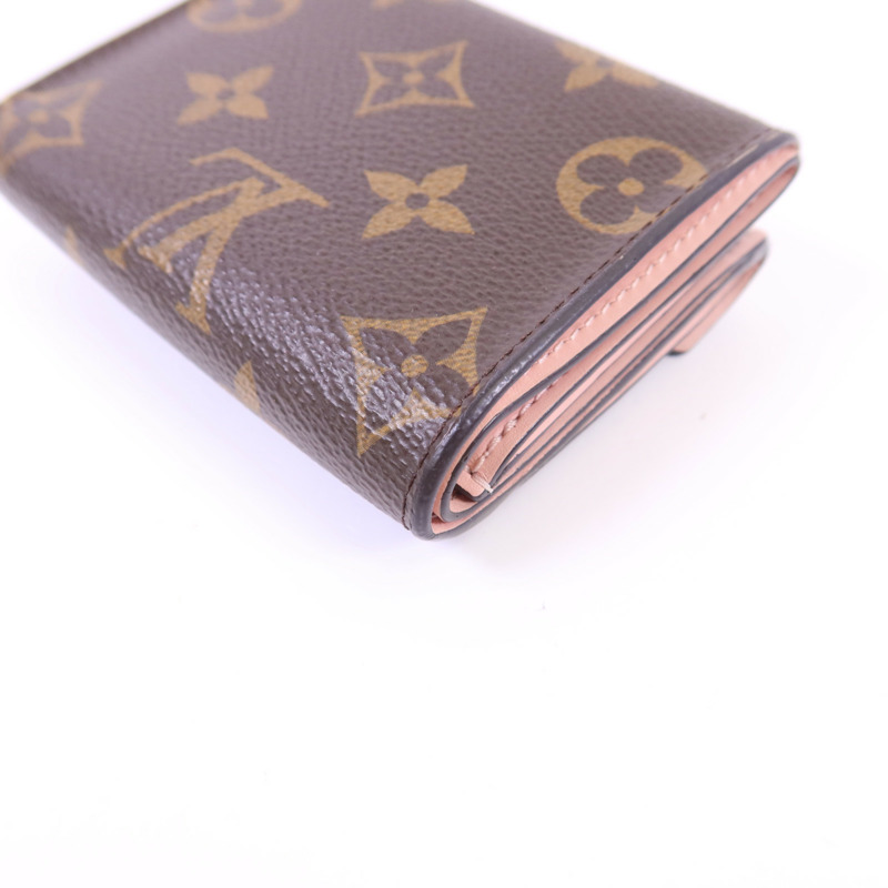 LOUIS VUITTON Monogram Celeste Trifold Wallet金扣錢包-11