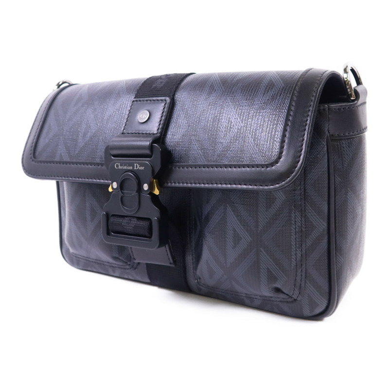 Dior 塗層帆布Hit The Road銀扣肩背袋-2