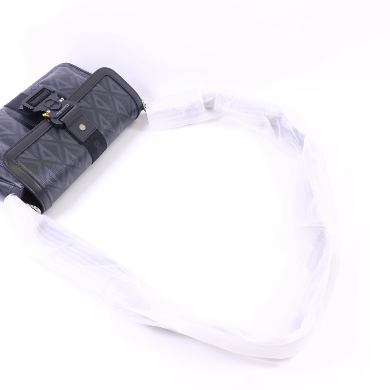 Dior 塗層帆布Hit The Road銀扣肩背袋-4