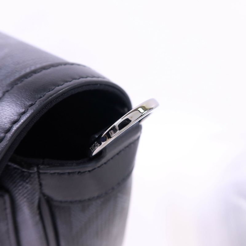 Dior 塗層帆布Hit The Road銀扣肩背袋-10