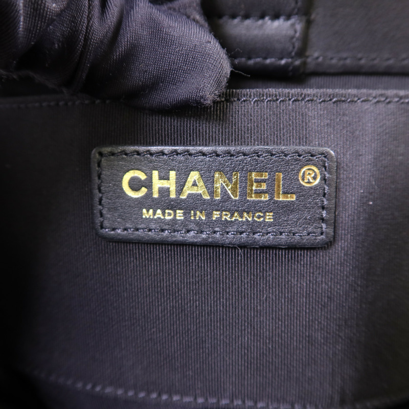 CHANEL 牛皮皮革Chain Shoulder Bag金扣鏈帶肩背袋-6
