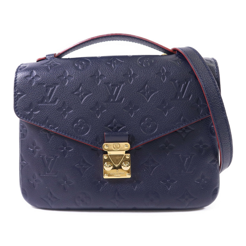 LOUIS VUITTON Monogram Empreinte Pochette Metis金扣手挽肩背兩用袋-0
