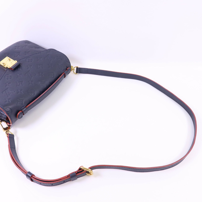 LOUIS VUITTON Monogram Empreinte Pochette Metis金扣手挽肩背兩用袋-4