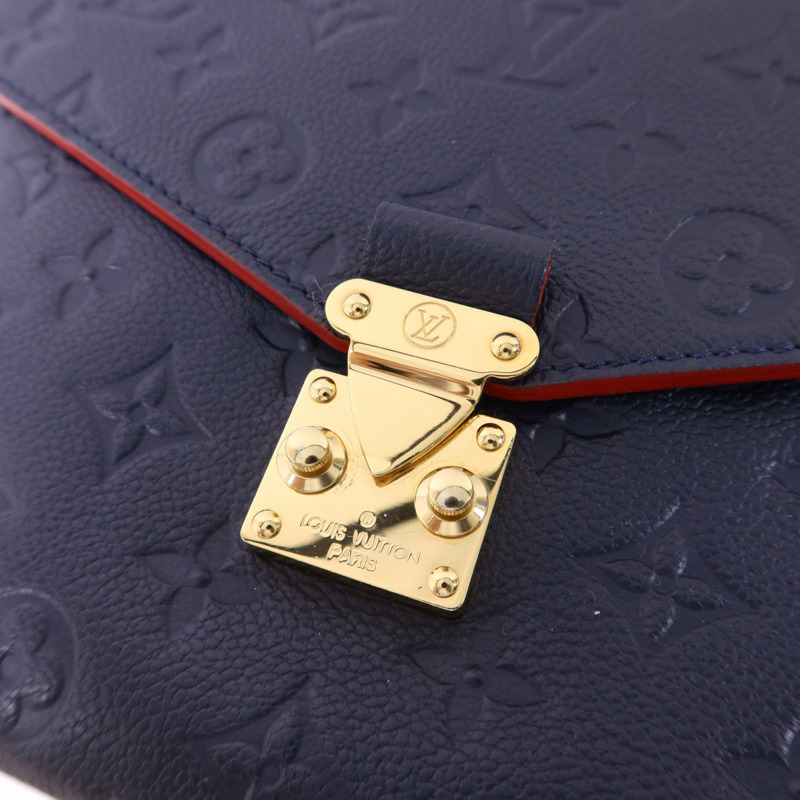 LOUIS VUITTON Monogram Empreinte Pochette Metis金扣手挽肩背兩用袋-7