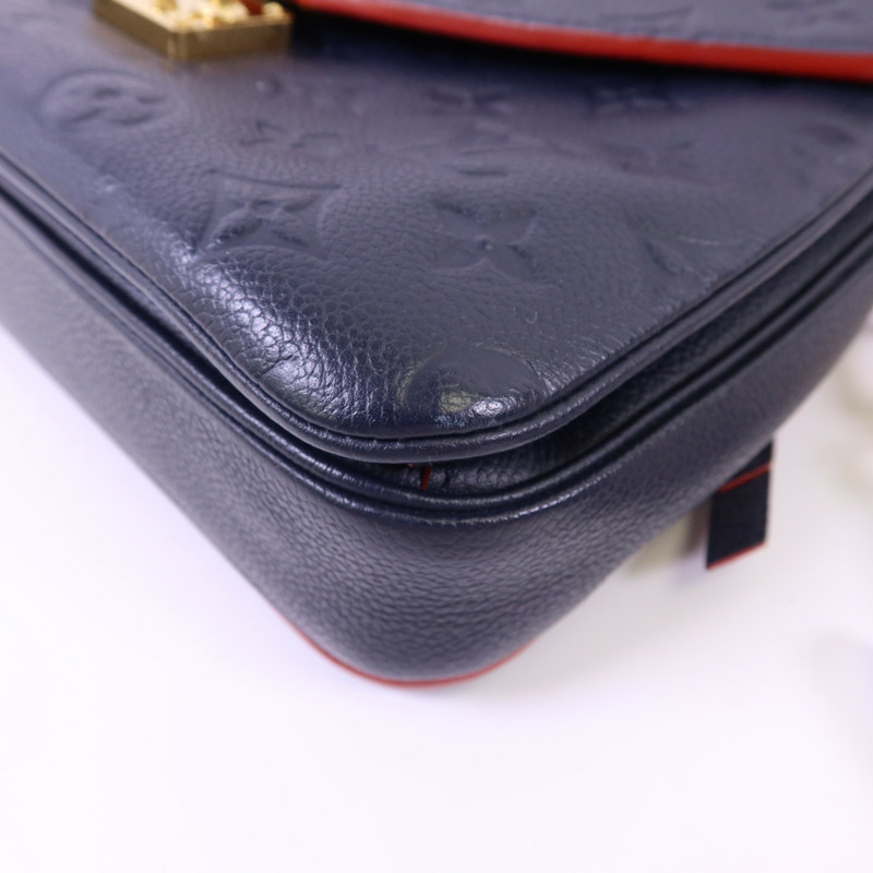 LOUIS VUITTON Monogram Empreinte Pochette Metis金扣手挽肩背兩用袋-11