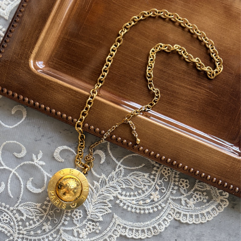 Celine 星球吊飾 包包掛飾 長項鏈 毛衣鏈-0