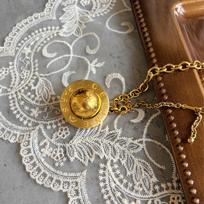 Celine 星球吊飾 包包掛飾 長項鏈 毛衣鏈-4