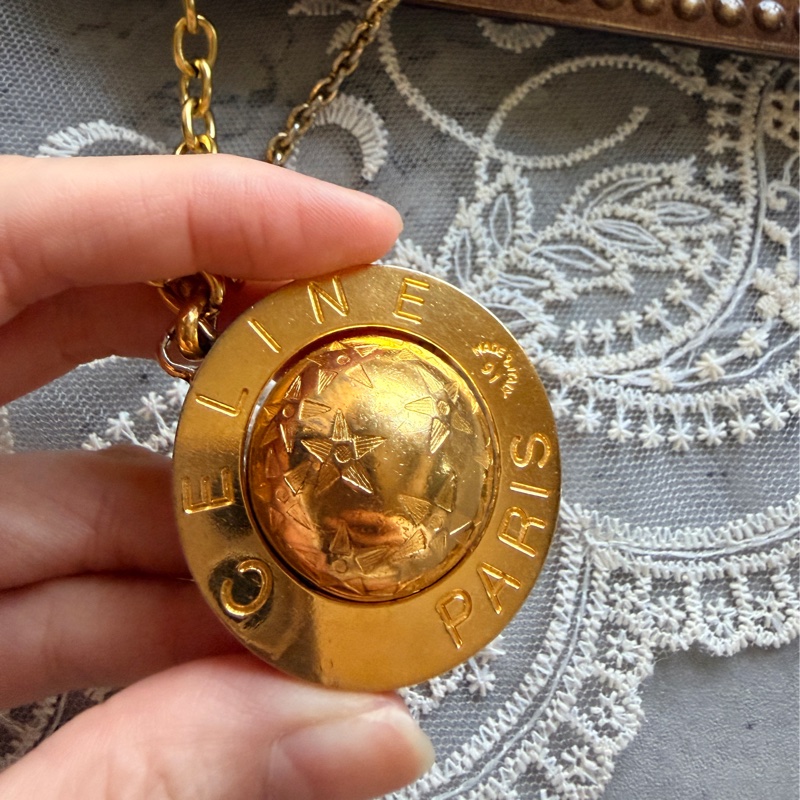 Celine 星球吊飾 包包掛飾 長項鏈 毛衣鏈-6